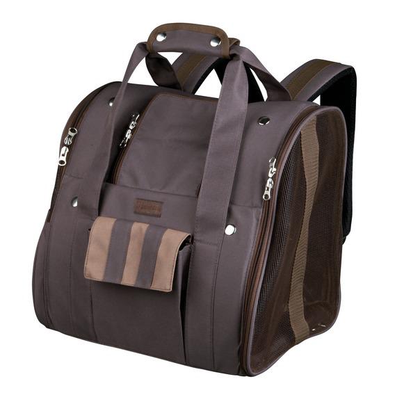 Рюкзак-рюкзак для переноски собак Trixi "Nelly" коричневый, 34х32х29 см 