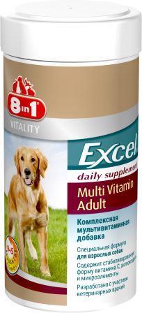 Витамины для взрослых собак 8in1 Excel Multi Vitamin Adult 70 таблеток
