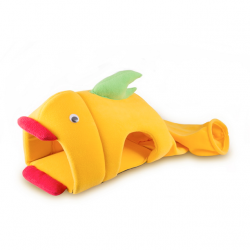 Домик-рыбка для кошек Titbit желтая