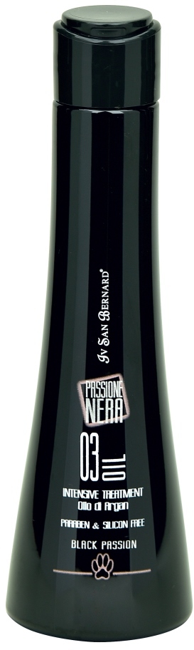 Аргановое масло Iv San Bernard "Чёрная страсть" интенсивное восстановление для всех типов шерсти, 0,1 л