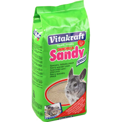 Песок для купания шиншилл Vitakraft Chinchilla Sandy, 1 кг