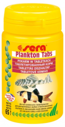 Таблетированный корм с планктоном  для декоративных и беспозвоночных рыб Sera Plankton Tabs 1000 мл
