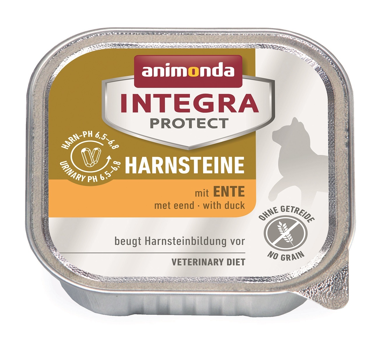 Влажный корм для кошек Animonda Integra Protect Cat Harnsteine (Urinary) при МКБ, с уткой 100 г х 16 шт.