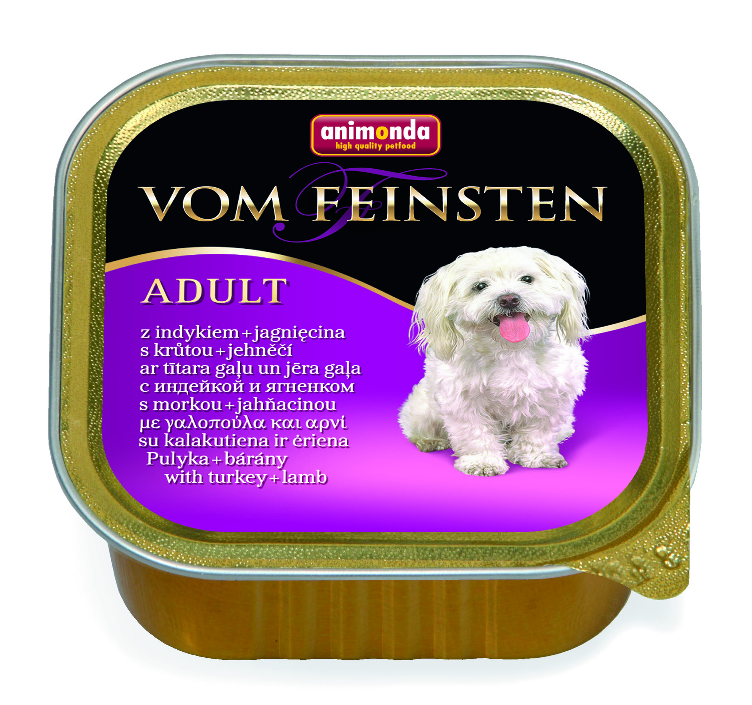 Консервы для взрослых собак Animonda Vom Feinsten Classic с индейкой и ягненком 11 шт.х150 г