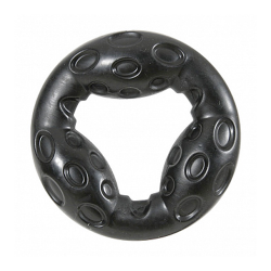Игрушка для собак Zolux Кольцо из термопластичной резины, чёрное 14 см