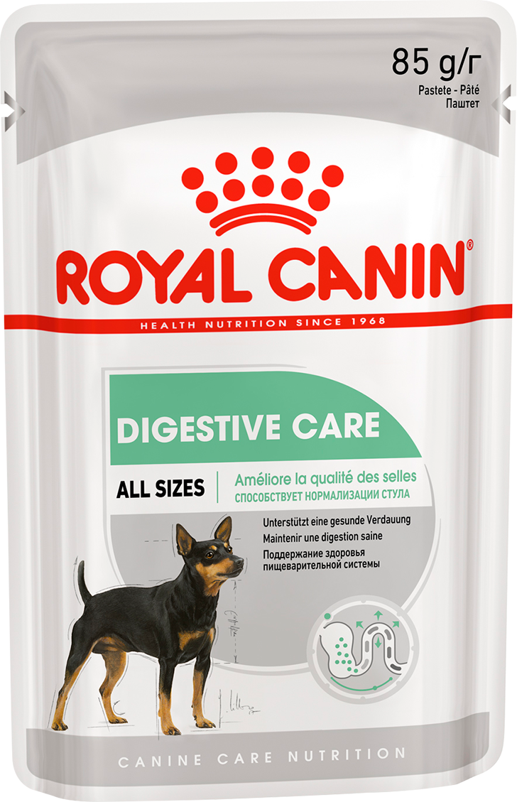 Влажный корм для собак Royal Canin Digestive Care Pouch при чувствительном пищеварении, в паштете 85 г