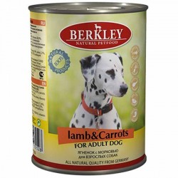 Консервы для взрослых собак Berkley Lamb & Carrots for Adult Dog ягненок с морковью 0,4 кг