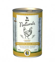 Консервы для взрослых собак Bozita Naturals Chicken мясной паштет с курицей, 410 г