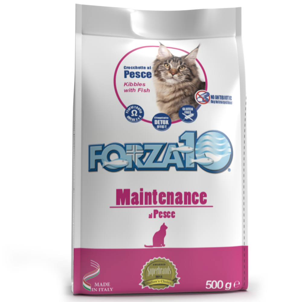 Сухой корм Forza10 Maintenance Al Pesce для взрослых кошек, рыба