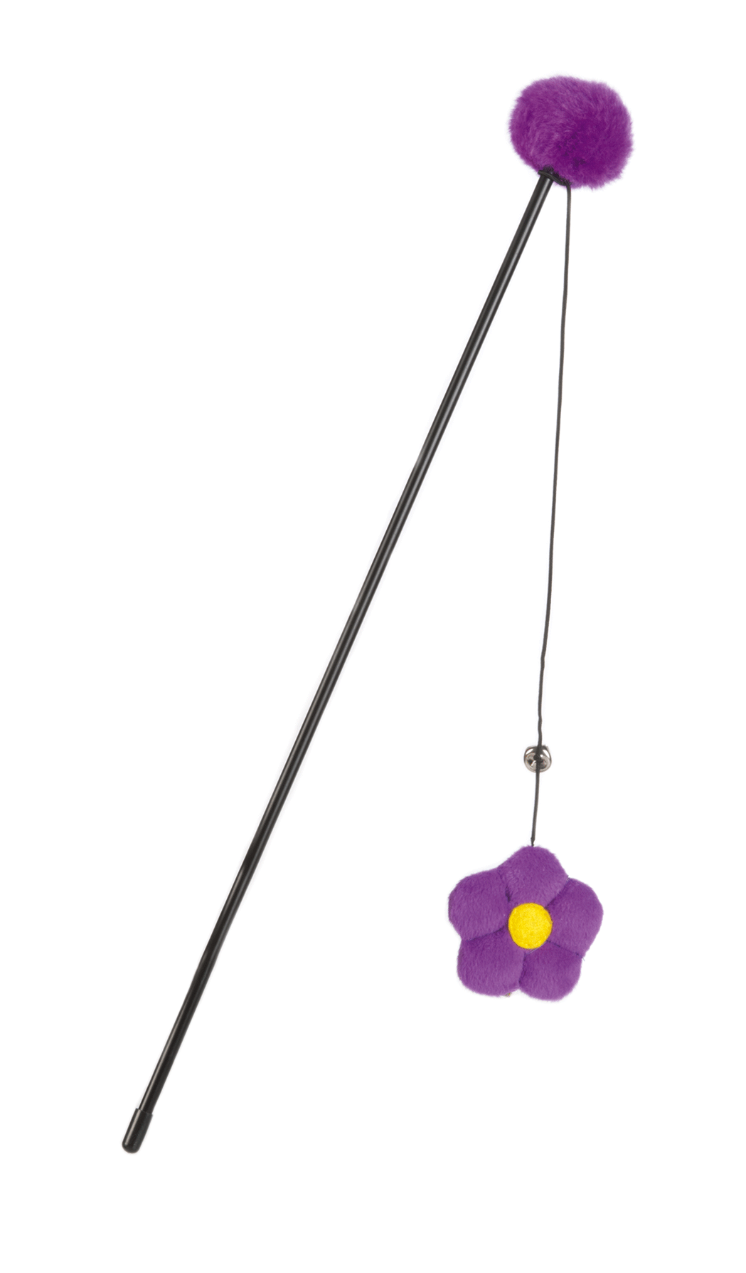 Игрушка для кошек Beeztees "Удочка с цветком", 40 см