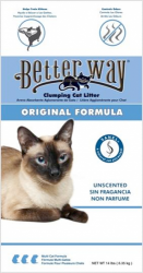 Комкующийся наполнитель для кошачьего туалета Better Way Original Formula бентонит, без ароматизатора 6,35 кг