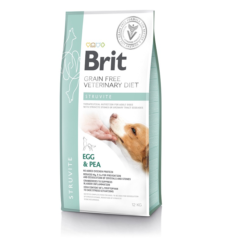 Сухой беззерновой корм для собак Brit Veterinary Diet Dog Grain free Struvite при струвитном типе МКБ