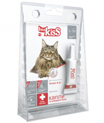 Капли инсектоакарицидные для кошек Ms. Kiss весом от 4 кг