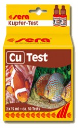 Тест для определения концентрация меди в аквариумной воде Sera CU-Test (на 50 измерений)