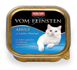 Консервы для кошек Animonda Vom Feinsten Adult с лососем и креветками 100 г х 32 шт.