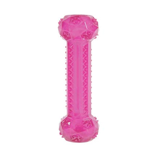 Игрушка для собак Zolux Хрустящая палочка из термопластичной резины, малиновая 25 см