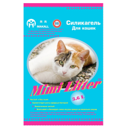 Силикагелевый наполнитель для кошачьего туалета Mimi Litter "Для кошек" 
