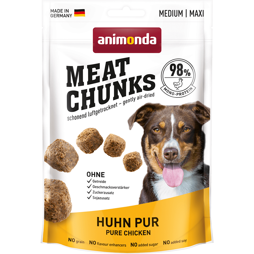 Animonda Meat Chunks лакомство для собак средних и крупных пород, с курицей 80 г