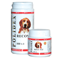 Витамины и минералы для собак Polidex Recovit (Полидекс Рековит), 150 таблеток