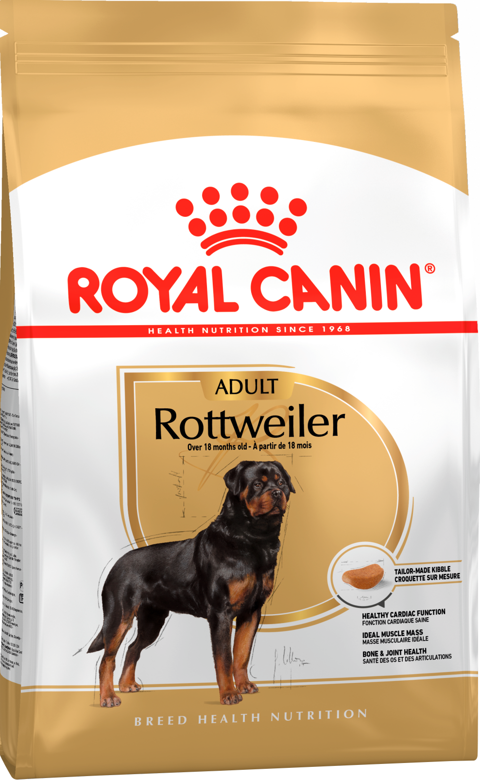 Сухой корм для собак породы ротвейлер Royal Сanin Rottweiler 26 Adult, 12 кг