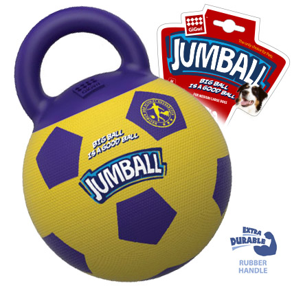 GiGwi игрушка для собак Jumball Мяч с захватом резиновый, 26 см