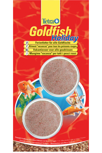 Корм на время отпуска "14 дней" для золотых рыбок Tetra Goldfish Holiday 2 x 12 г