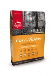 Сухой корм для котят и кошек Orijen Cat & Kitten беззерновой с мясом цыпленка 