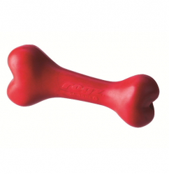 Игрушка для собак Rogz DaBone Medium DB03C косточка из литой резины, красная