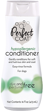 Кондиционер-ополаскиватель для собак 8in1 Perfect Coat Hypoallergenic Conditioner гипоаллергенный, 473 мл