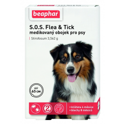 Ошейник от блох и клещей для собак Beaphar (Беафар) S.O.S. Flea and Tick Collar for Dogs, 65 см