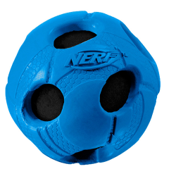 Игрушка для собак Nerf Мяч с отверстиями, 7,5 см
