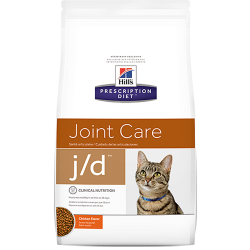 Сухой лечебный корм для кошек Hill's Prescription Diet Feline J/D при заболеваниях суставов 2 кг