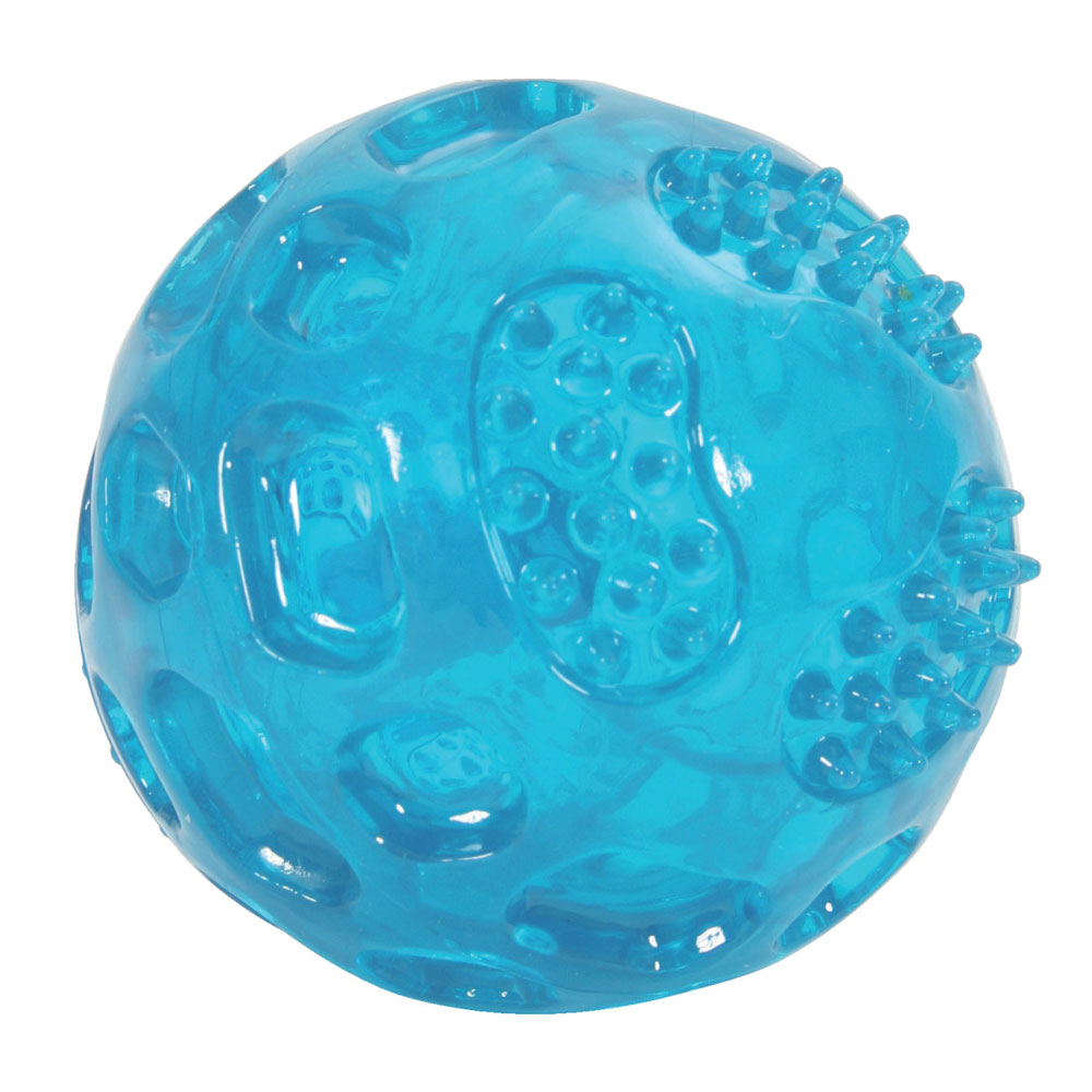 Игрушка для собак Zolux Хрустящий мяч, термопластичная резина 