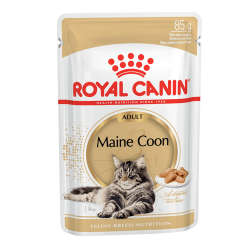 Консервы для кошек Royal Canin Maine Coon Adult породы мейн-кун, кусочки в соусе 85 г