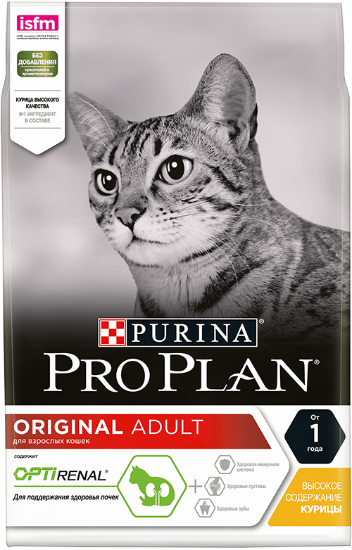 Сухой корм для взрослых кошек Pro Plan Original Adult Про План Эдалт с курицей