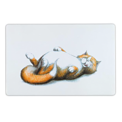 Коврик под миску Trixie "Thick cat" 44 × 28 см 