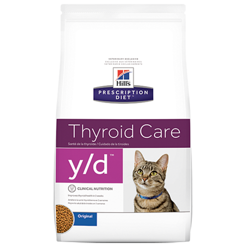 Сухой лечебный корм для кошек Hill's Prescription Diet y/d Feline при гипертиреозе 1,5 кг