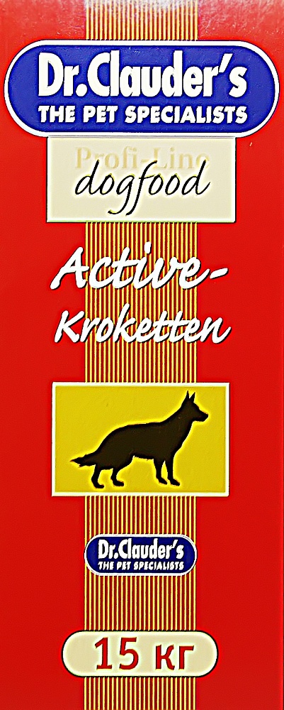 Сухой корм для собак Dr. Clauder`s Active-Kroketten для всех пород 15 кг