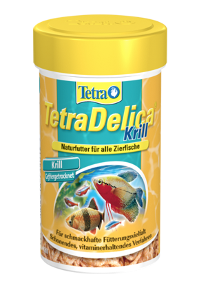 Натуральная подкормка с крилем для тропических рыб Tetra Delica Krill 100 мл