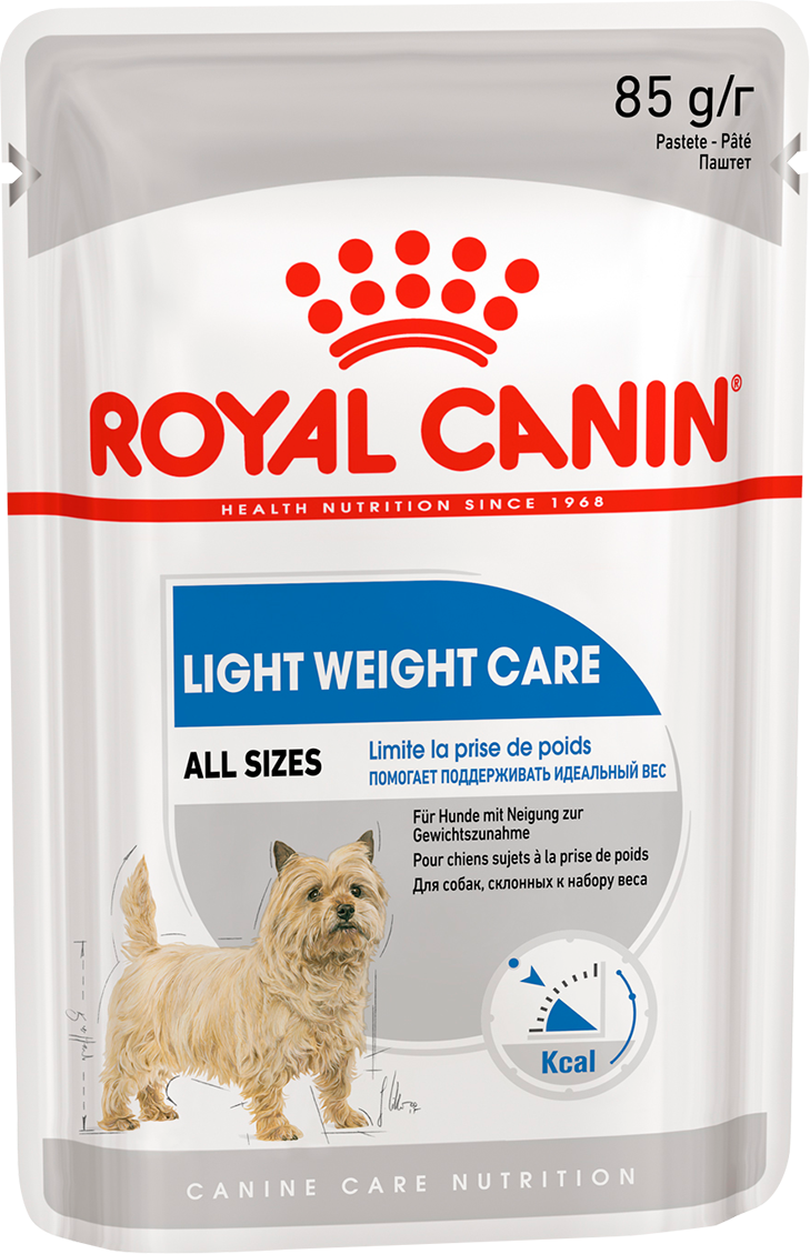 Влажный корм для собак Royal Canin Light Weight Care Pouch при избыточном весе, в паштете 85 г