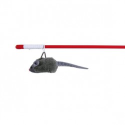 Игрушка для кошек и котов с микрочипом Trixie "Удочка с мышкой" на резинке, 47 см