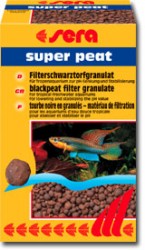 Гранулированный торф для аквариумных фильтров Sera Super Peat 500 г