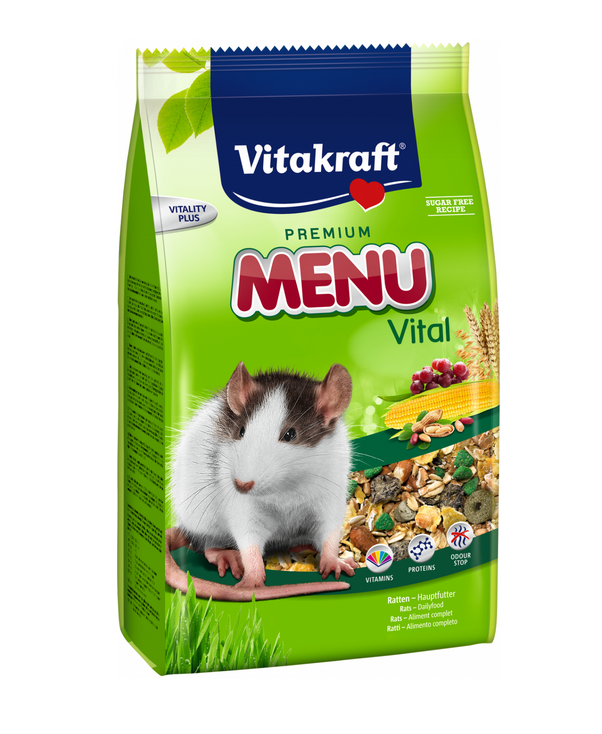 Основной корм для крыс Vitakraft Premium Menü Vital, 0,4 кг