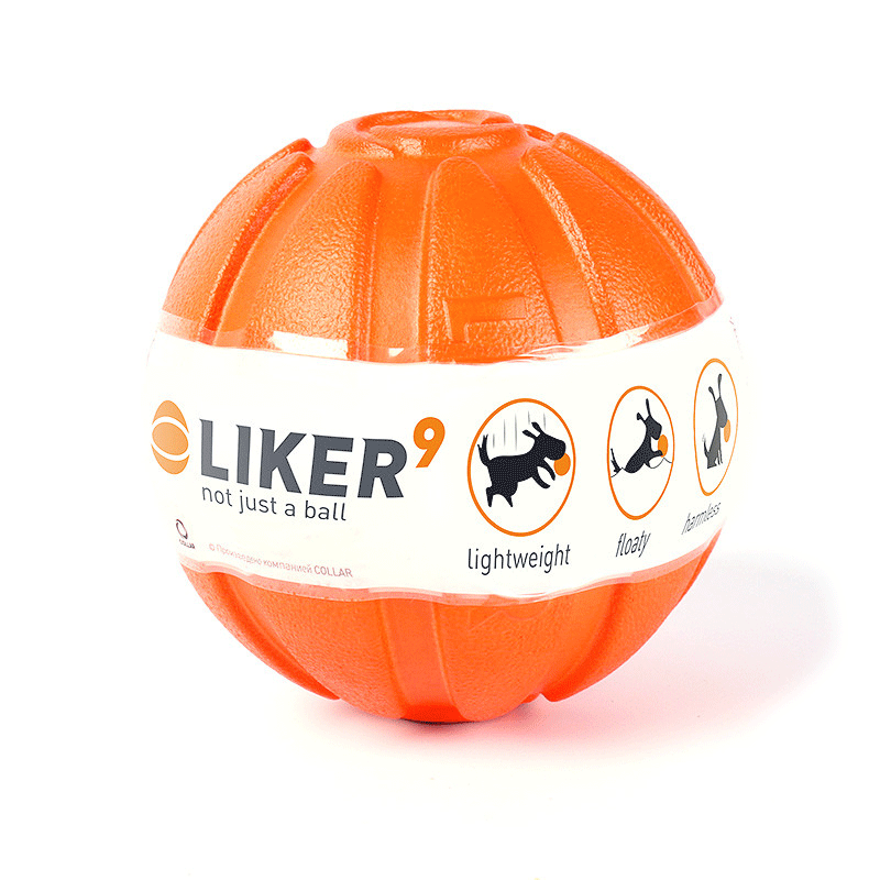 Мячик для собак крупных пород Liker (Лайкер) 9, 9 см