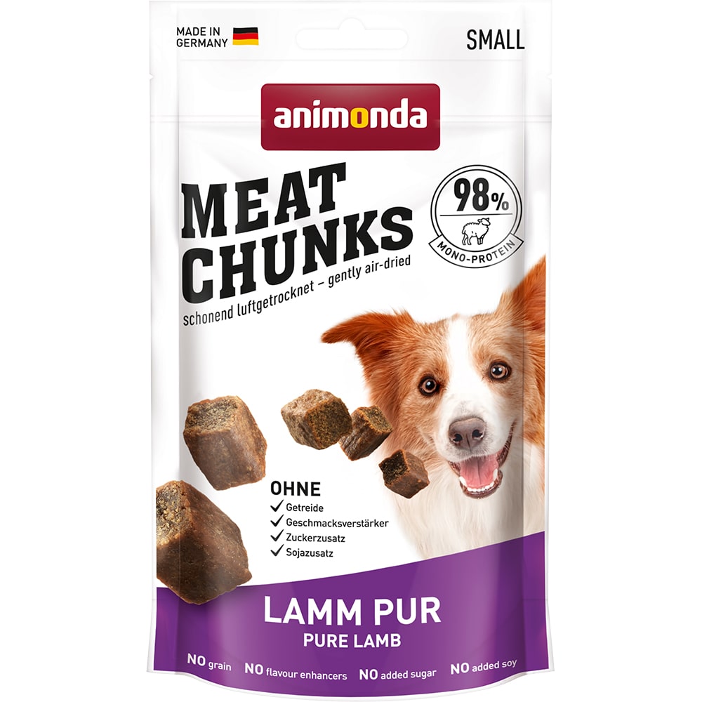 Animonda Meat Chunks лакомство для собак мелких пород, с ягненком 60 г