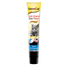Мультивитаминная паста для кошек GimCat Duo тунец + 12 витаминов, 50 г