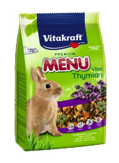 Основной корм для кроликов Vitakraft Menu Thymian с тимьяном 1 кг