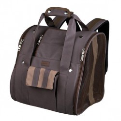 Рюкзак-рюкзак для переноски собак Trixi "Nelly" коричневый, 34х32х29 см 