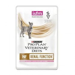 Влажный корм Purina Pro Plan Veterinary Diets NF корм для кошек при патологии почек, с лососем, 85 г х 10 шт.