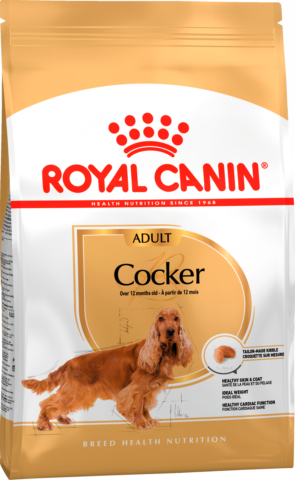 Сухой корм для собак Royal Сanin Cocker 25 для породы Коккер-спаниель старше 12 месяцев